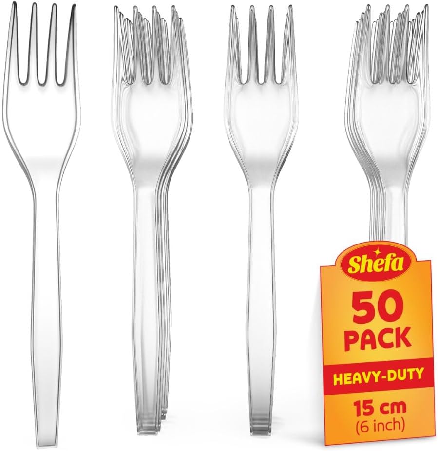 Plastic Clear FORKS (50 pack)