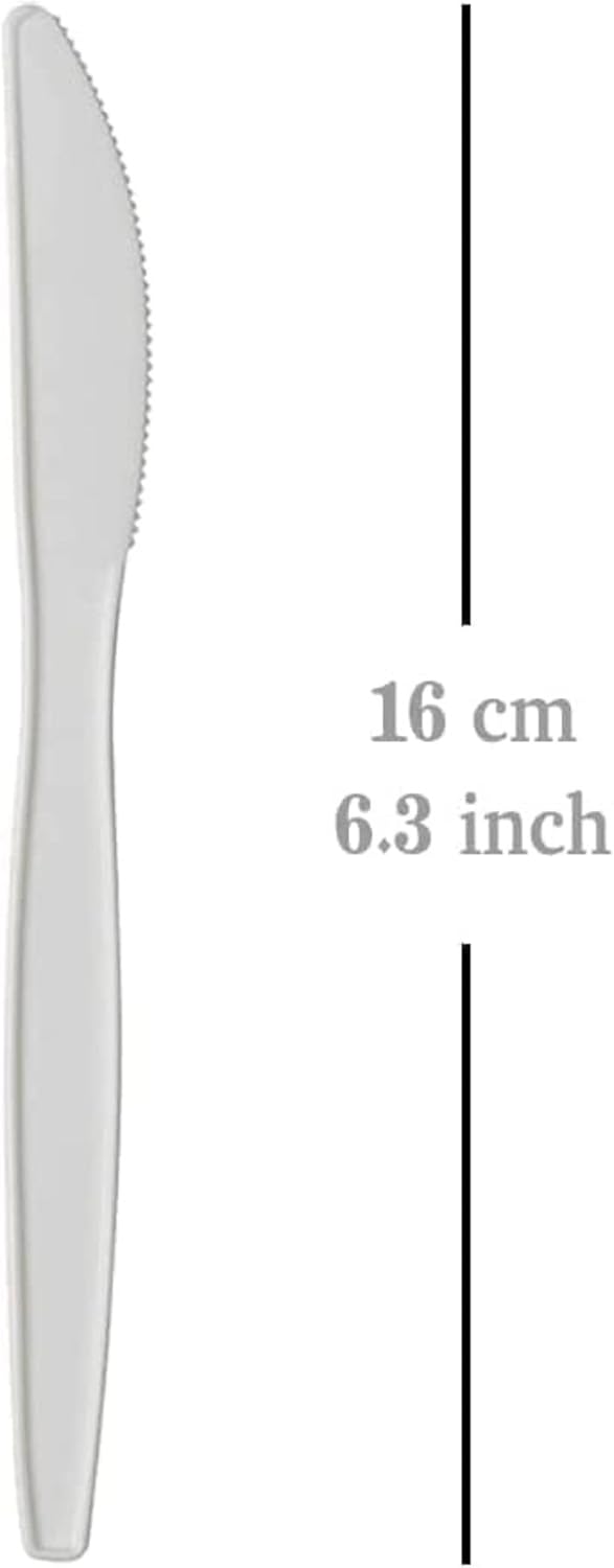Premium Disposable cutlery set (300 per set 100 spoons 100 forks 100 knifes