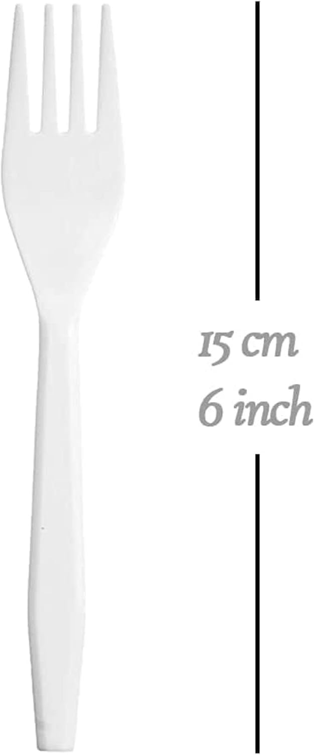 Premium Disposable cutlery set (300 per set 100 spoons 100 forks 100 knifes