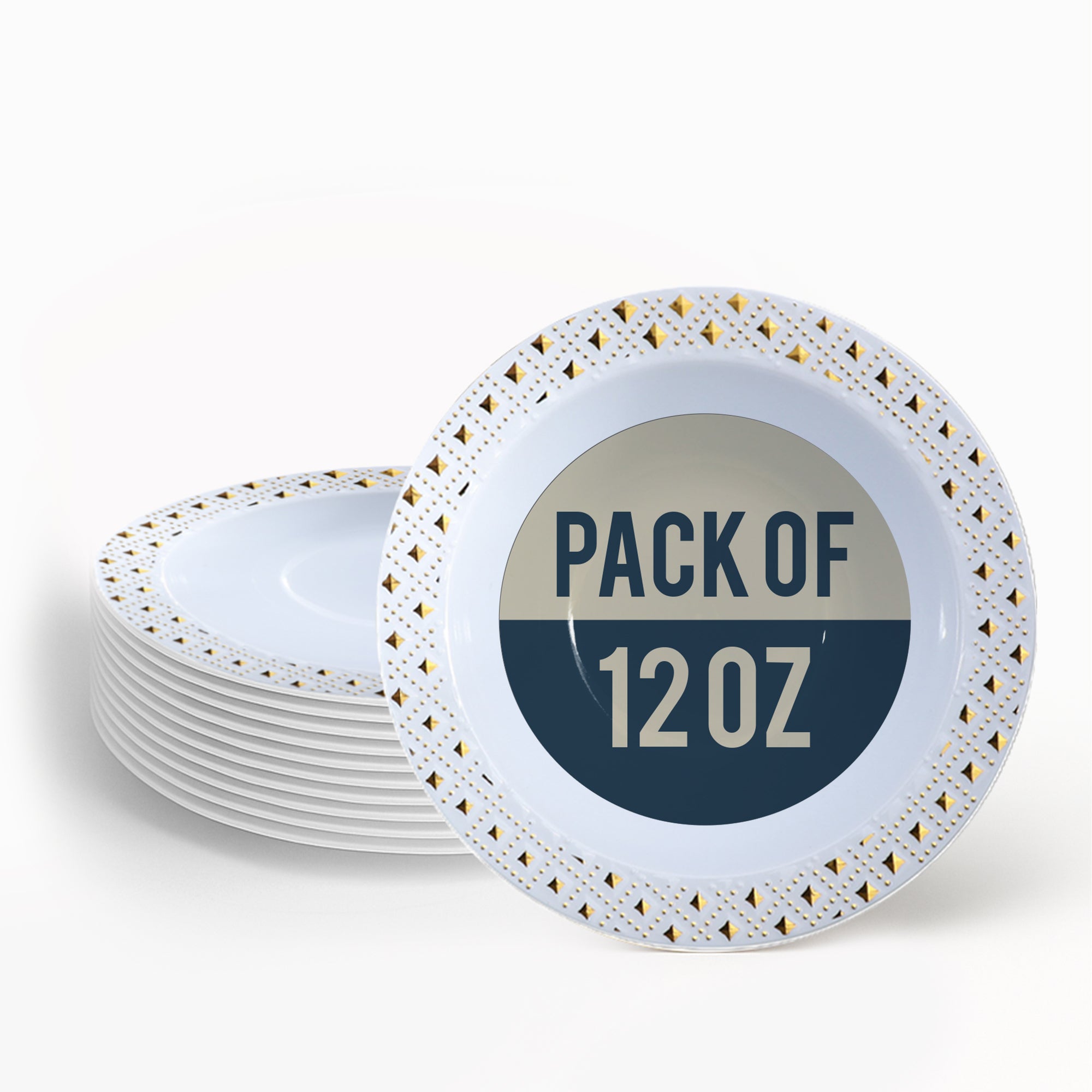ELEGANT 12OZ BOWLS (10 PER PACK)