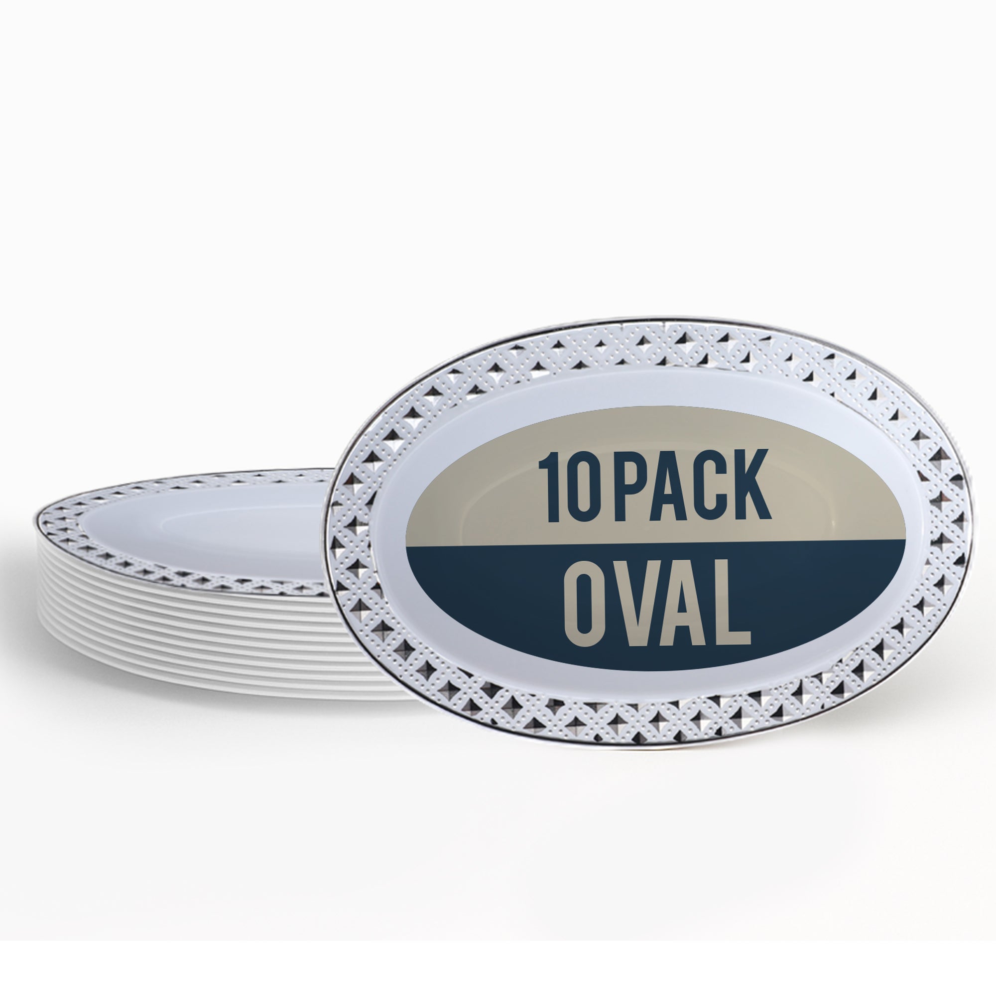 ELEGANT OVEL BOWLS (10 PER PACK)