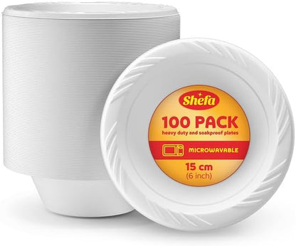 Plastic White 12oz BOWLS (100 per pack)