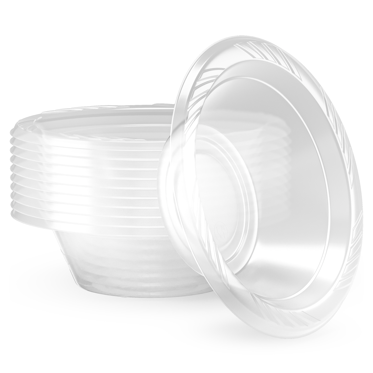 Plastic clear 12oz BOWLS (40 per pack)