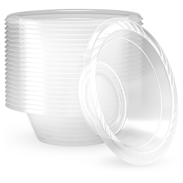 Plastic clear 12oz BOWLS (40 per pack)