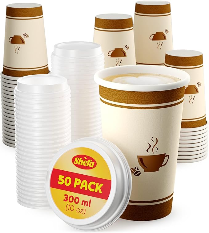 Paper Cups 10oz Lids