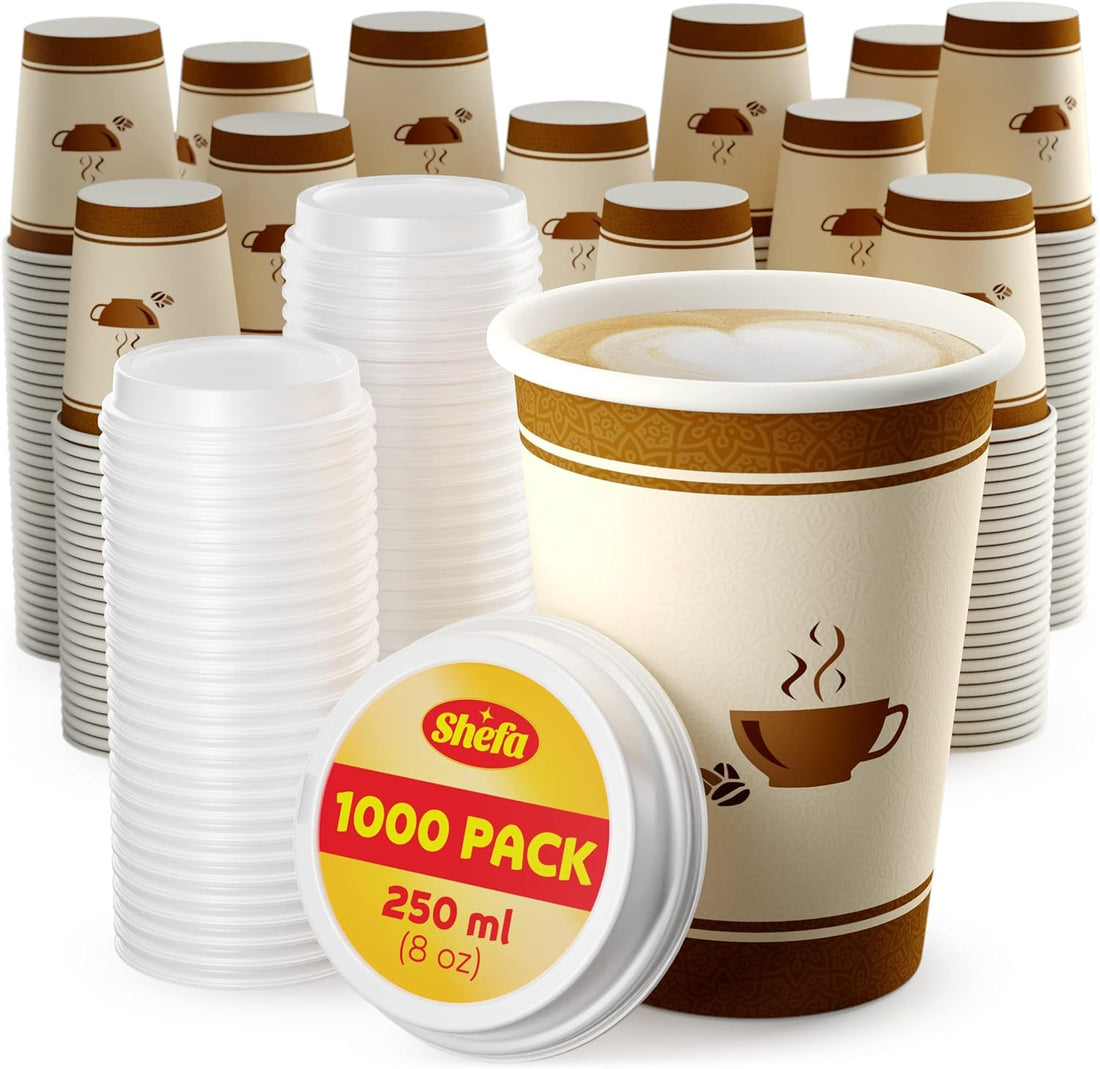 Paper Cups 8oz With Lids