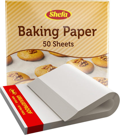 Baking paper sheet 50 pack