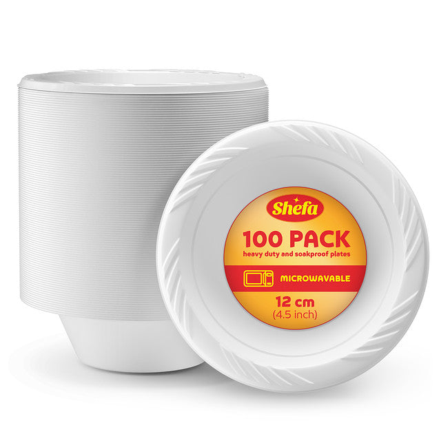 Plastic White 5oz BOWLS (100 packs)