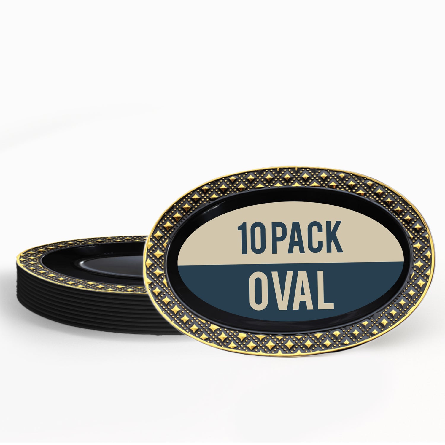 ELEGANT OVEL BOWLS (10 PER PACK)