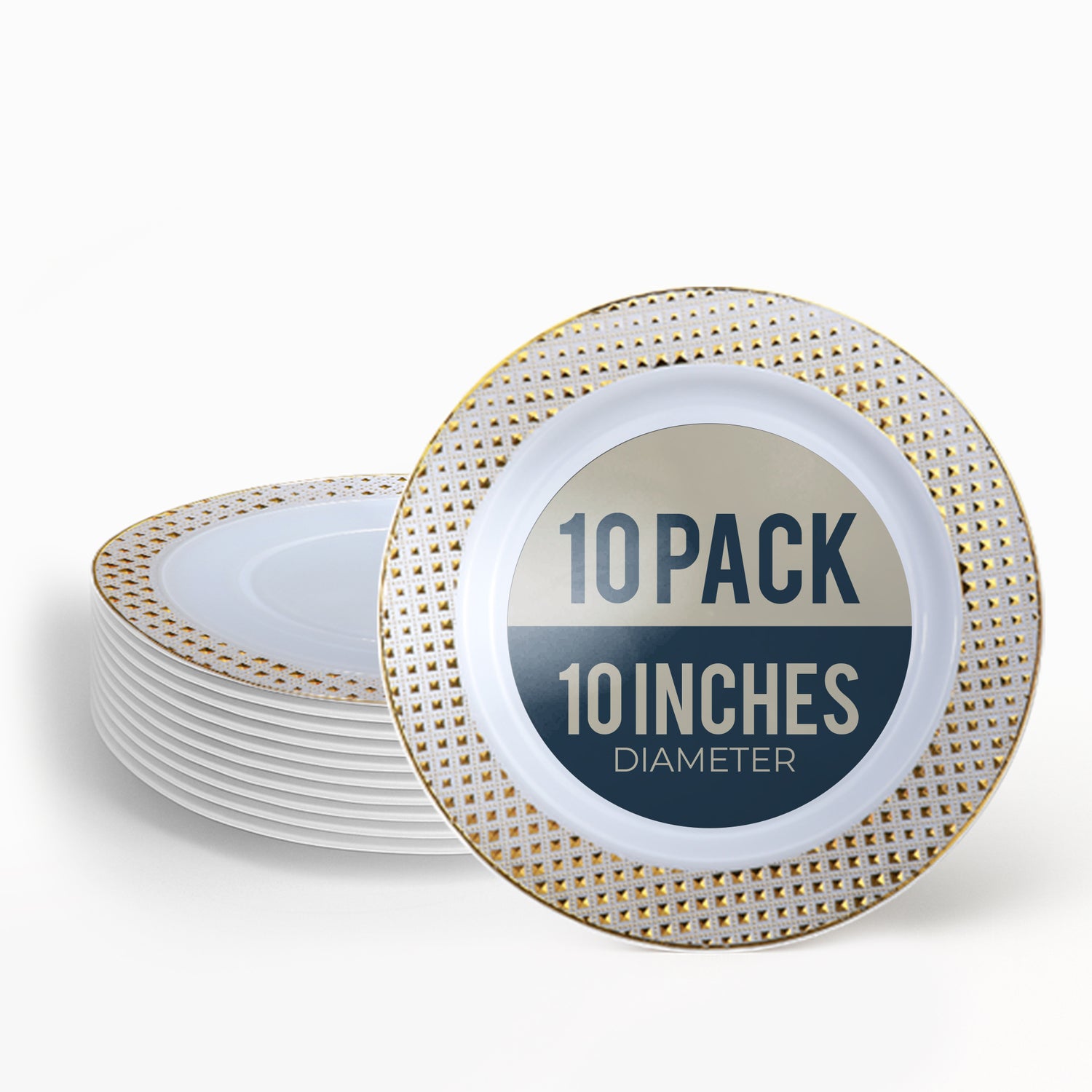 ELEGANT 10inch PLATES (10 PER PACK)