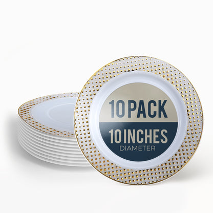 ELEGANT 10inch PLATES (10 PER PACK)