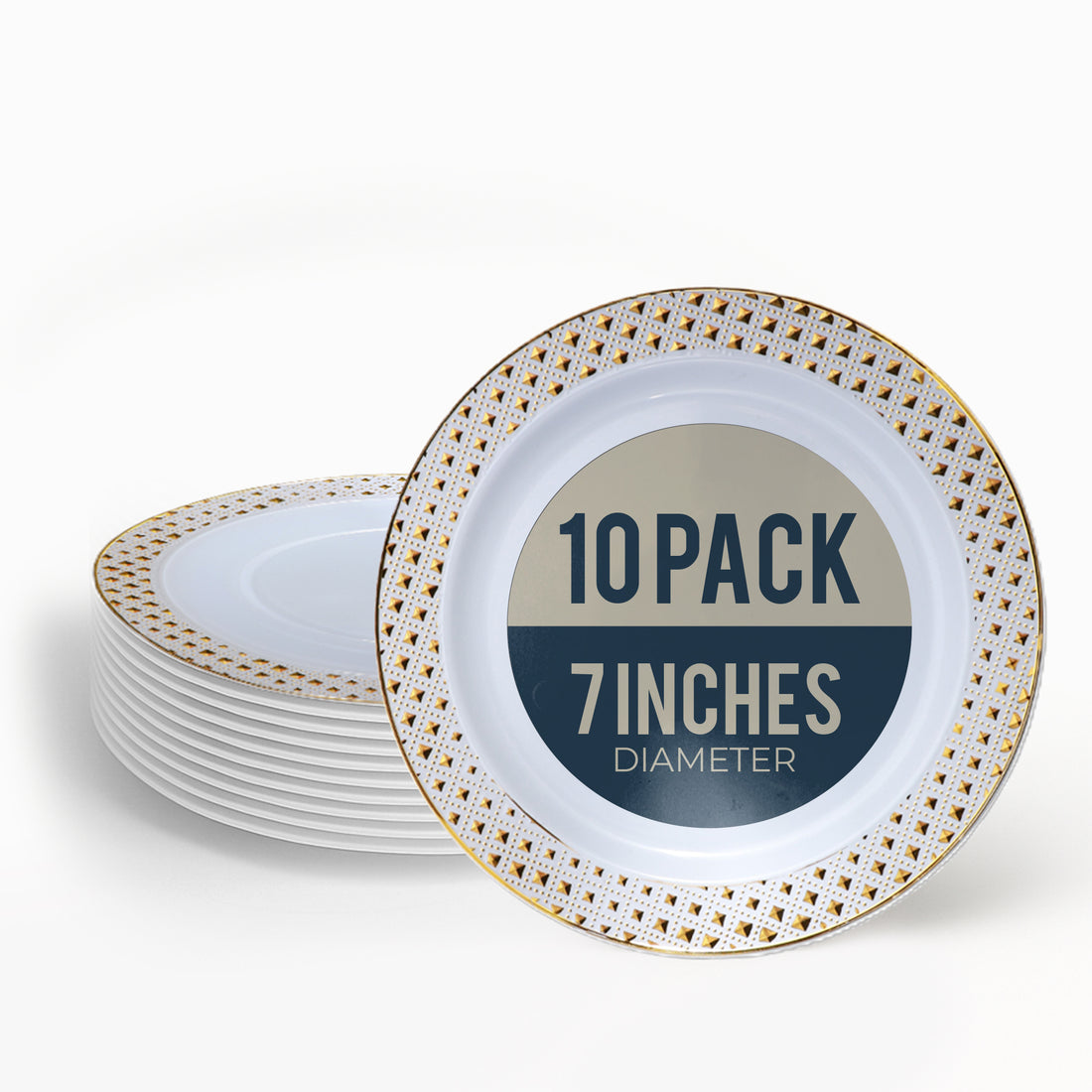 ELEGANT 7inch PLATES (10 PER PACK)