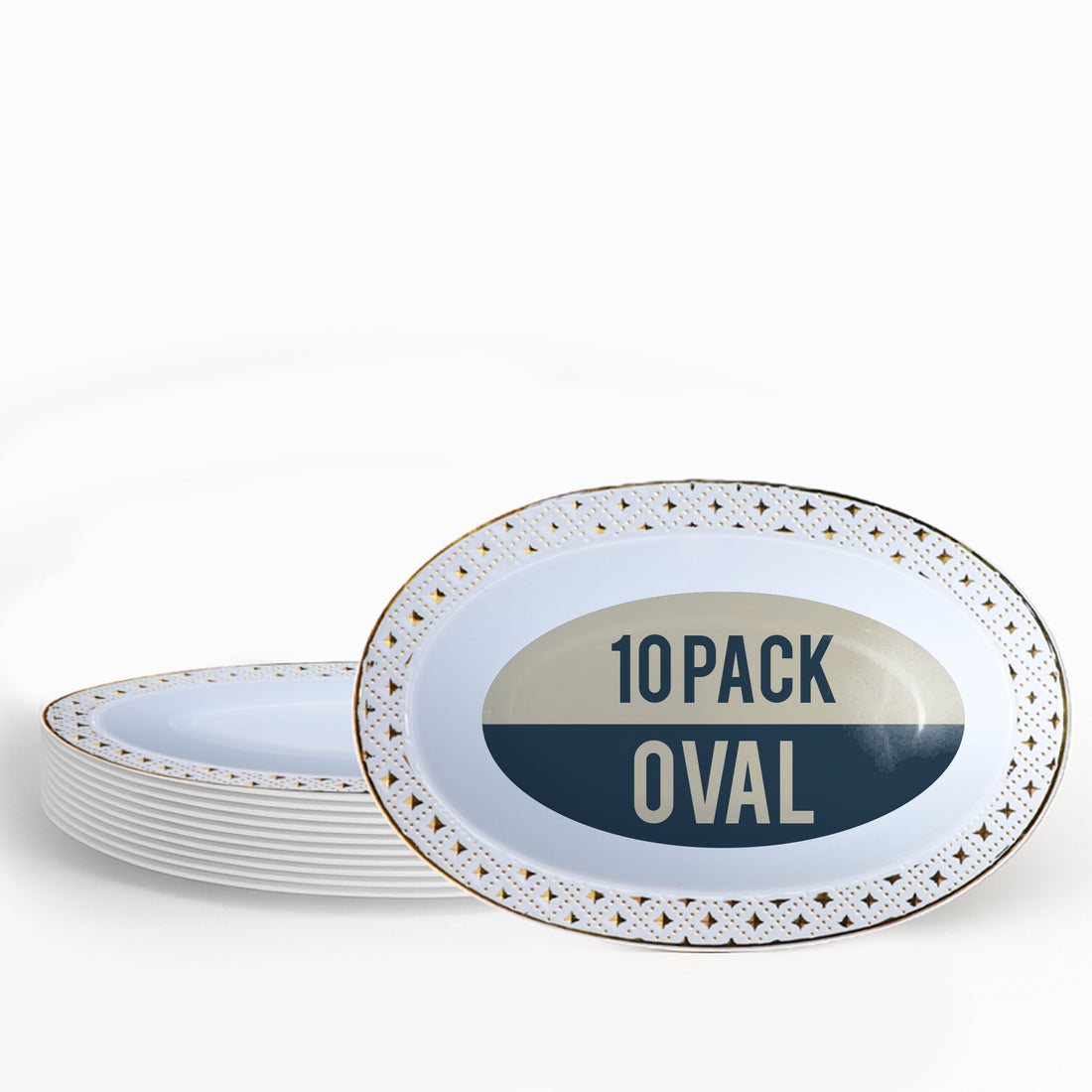 ELEGANT OVEL BOWLS (10 PER PACK)